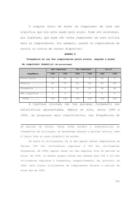 O MOVIMENTO INFORMÁTICO NAS ESCOLAS PORTUGUESAS ...