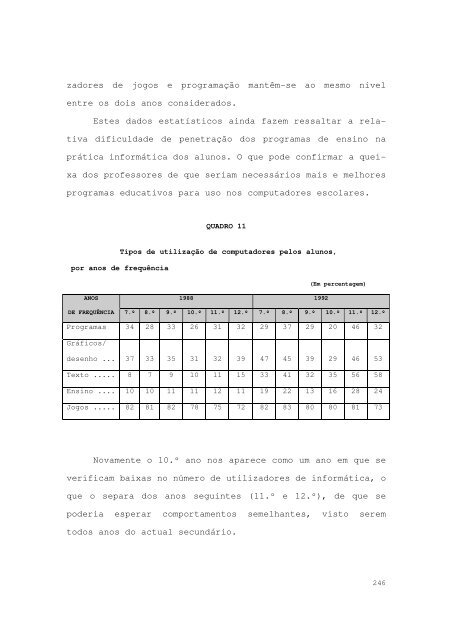 O MOVIMENTO INFORMÁTICO NAS ESCOLAS PORTUGUESAS ...