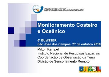 Monitoramento Costeiro e Oceânico - INPE/OBT/DGI