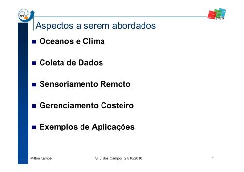 Monitoramento Costeiro e Oceânico - INPE/OBT/DGI