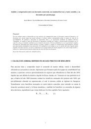 Análisis y comparación entre un descuento comercial, con nominal ...