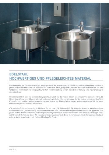 edelstahl hochwertiges und Pflegeleichtes material