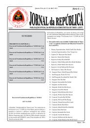 Série I, N.° 14 - Jornal da República