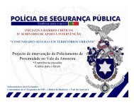 Projecto de intervenção do Policiamento de Proximidade no Vale da ...