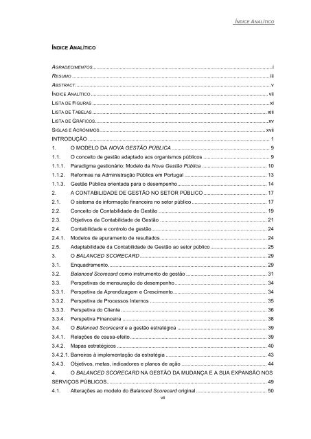 O Balanced Scorecard e a sua Aplicação na Escola Prática de ...