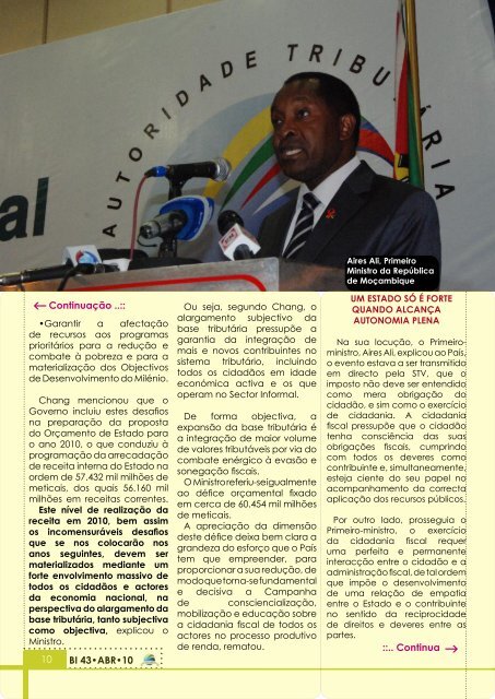 Edição 43 - Autoridade Tributária de Moçambique
