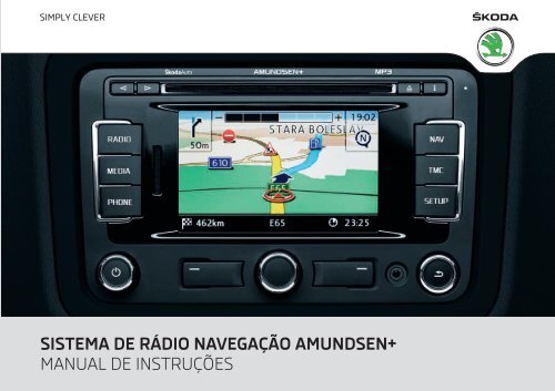sistema de rádio navegação amundsen+ manual de instruções
