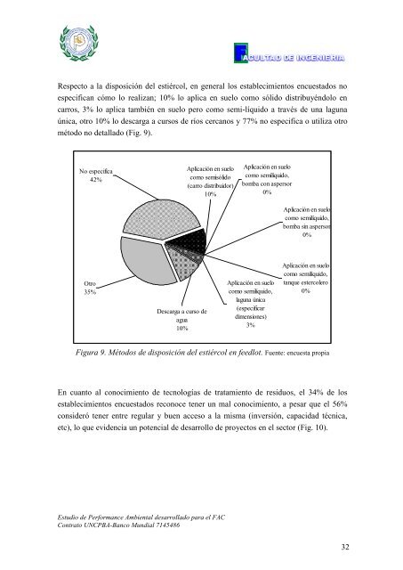 Informe realizado por la Universidad Nacional del Centro