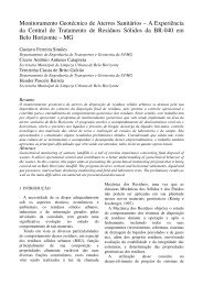 Monitoramento Geotécnico de Aterros Sanitários - Departamento de ...