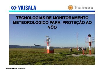 Tecnologias de Monitoramento Meteorológico para ... - TGL - UFRJ