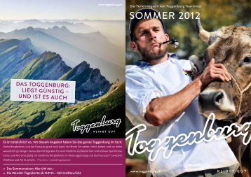 klingt gut - Toggenburg Tourismus