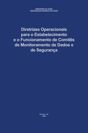 Diretrizes Operacionais para o Estabelecimento e o Funcionamento ...