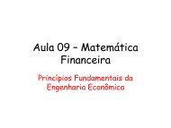 Princípios fundamentais da engenharia econômica - OCW