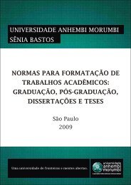 normas para formatação de trabalhos acadêmicos - Universidade ...