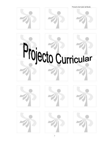 Projecto Curricular - Agrupamento de Escolas de Pedro de Santarém