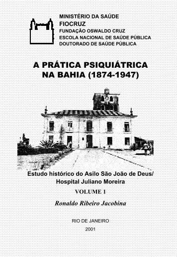 Estudo histórico do Asilo São João de Deus - Teses Fiocruz