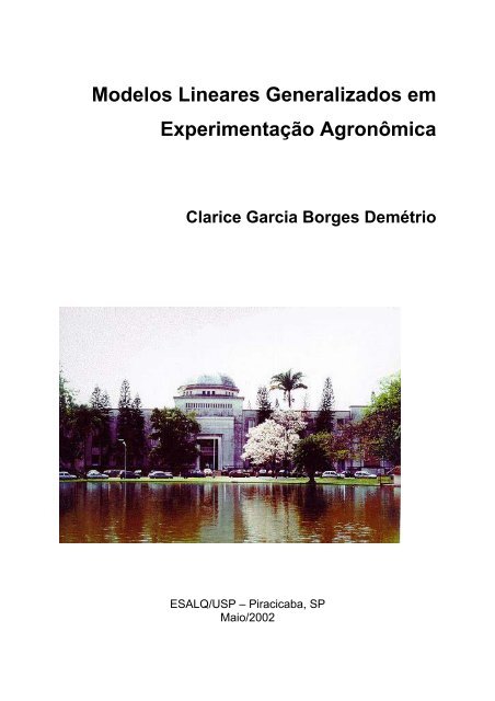 Modelos Lineares Generalizados em Experimentação Agronômica