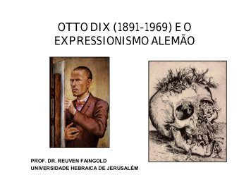 otto dix (1891-1969) eo expressionismo alemão - Reuven Faingold