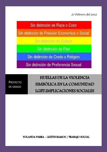 huellas de la violencia simbólica en la comunidad lgbt ...