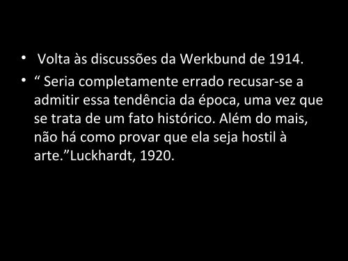 O Expressionismo e  a Cadeia de Cristal - USP