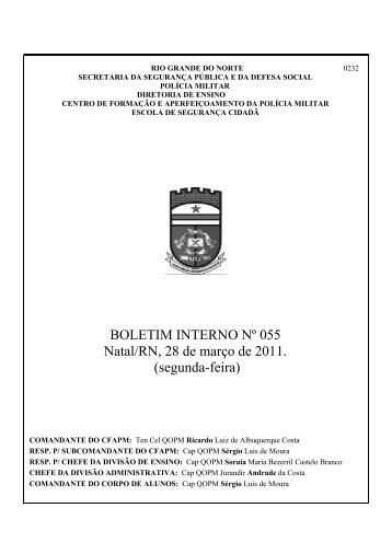 5 de 2011. - Governo do Estado do Rio Grande do Norte