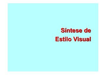 Síntese de Estilo Visual Síntese de Estilo Visual