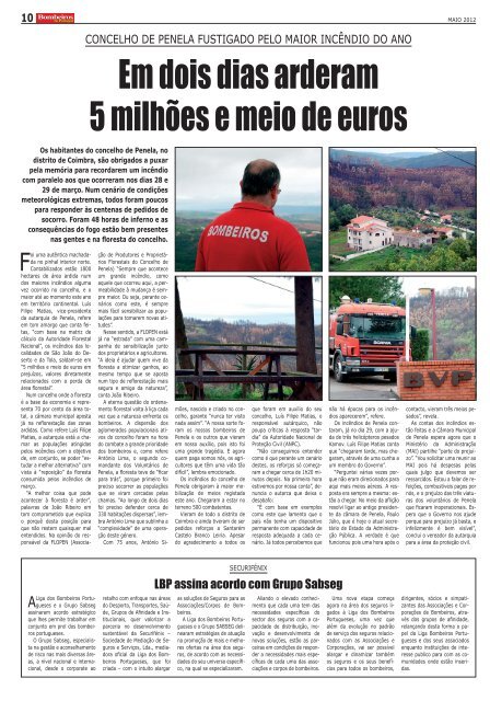 Maio - Jornal Bombeiros de Portugal