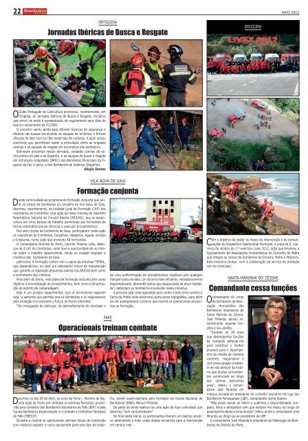 Maio - Jornal Bombeiros de Portugal