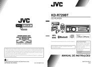 Manual de Instruções (PDF:711KB) - JVC