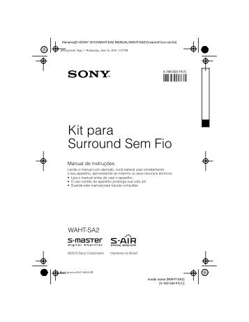 Kit para Surround Sem Fio - Colombo