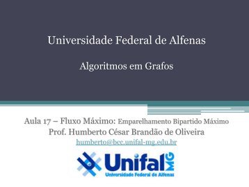 download dos slides - BCC Unifal-MG - Universidade Federal de ...