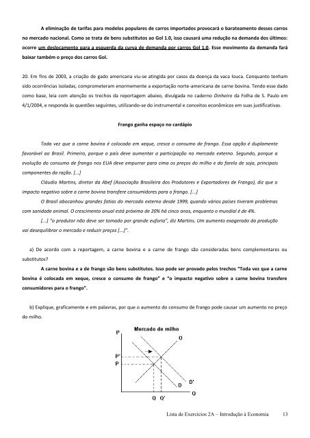 Lista de exercícios da unidade 2