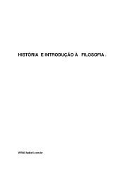 história e introdução à filosofia 2 - Faculdade de Teologia Filadelfia