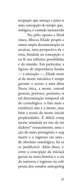 Pensando o ritual - Sexualidade, Morte, Mundo