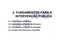 2. FUNDAMENTOS PARA A INTERVENÇÃO PÚBLICA