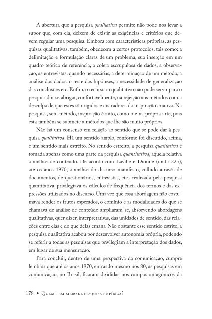 Quem tem medo da pesquisa empírica? - Portcom - Intercom