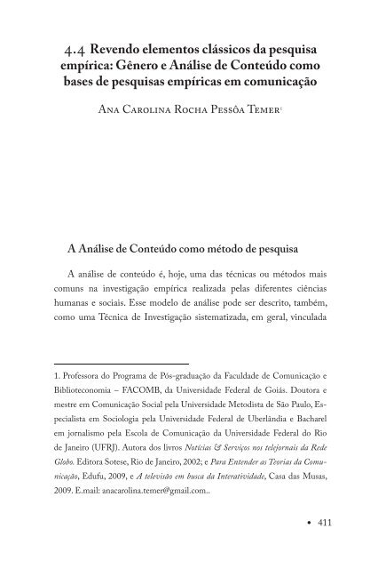 Quem tem medo da pesquisa empírica? - Portcom - Intercom