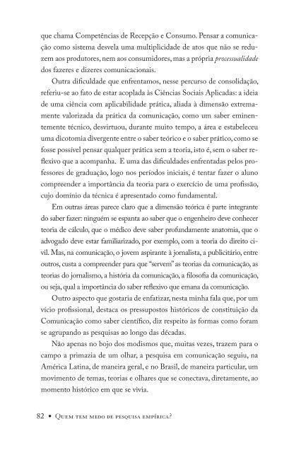 Quem tem medo da pesquisa empírica? - Portcom - Intercom