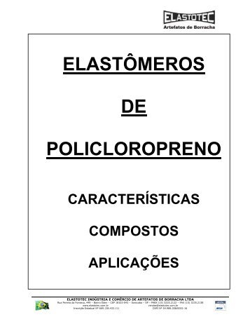 ELASTÔMEROS DE POLICLOROPRENO - Elastotec