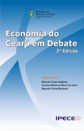 Economia do Ceará em Debate 2007 - Instituto de Pesquisa e ...