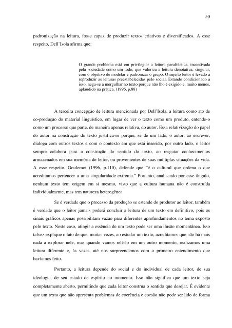 Dissertação completa - Programa de Pós-Graduação em Letras - UEM