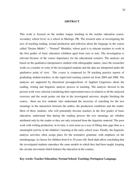 Dissertação completa - Programa de Pós-Graduação em Letras - UEM