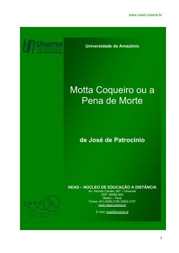 Motta Coqueiro ou a Pena de Morte - Unama