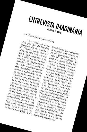 ENTREVISTA IMAGINÁRIA - Editora Saraiva