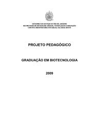 projeto pedagógico - UEZO - Governo do Estado do Rio de Janeiro