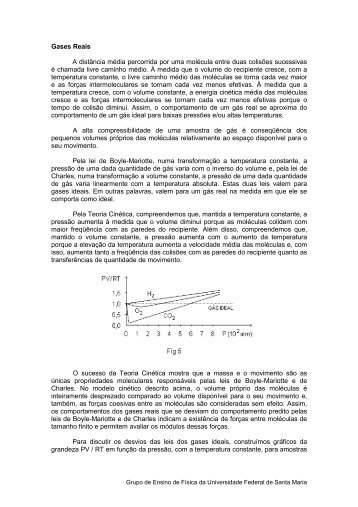 Gases Reais - UFSM