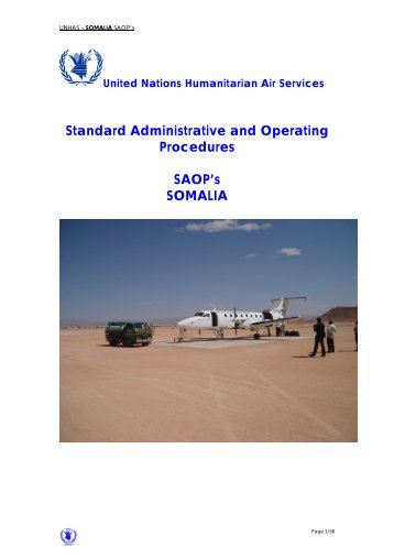 Standard Administrative and Operating Procedures ... - Logcluster.org