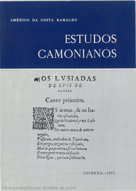 Obra protegida por direitos de autor - Universidade de Coimbra