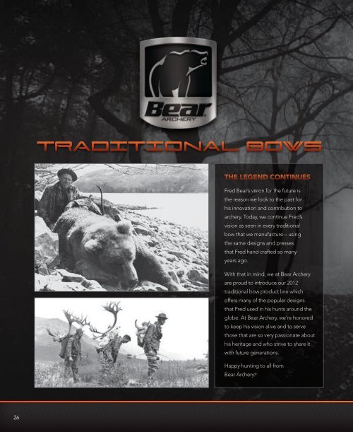 2012 Bear Archery Catalog