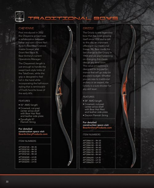 2012 Bear Archery Catalog